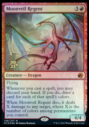 Moonveil Regent [Innistrad: Midnight Hunt Prerelease Promos] | Arkham Games and Comics