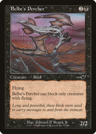 Belbe's Percher [Nemesis] | Arkham Games and Comics