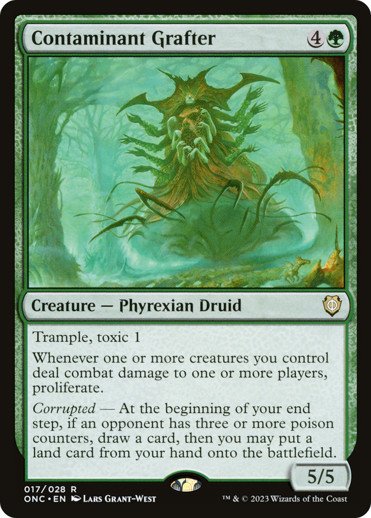 Contaminant Grafter [Phyrexia: All Will Be One Commander] | Arkham Games and Comics