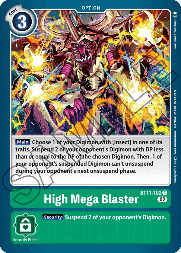 High Mega Blaster [BT11-102] [Dimensional Phase] | Arkham Games and Comics