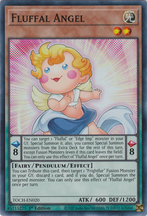 Fluffal Angel [TOCH-EN020] Super Rare | Arkham Games and Comics