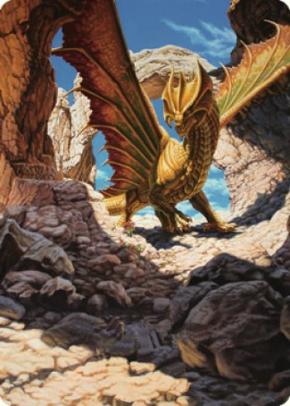 Ancient Brass Dragon Art Card (02) [Commander Legends: Battle for Baldur's Gate Art Series] | Arkham Games and Comics