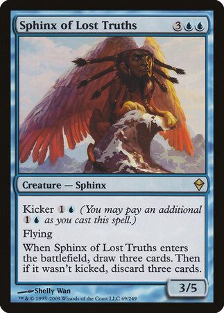 Sphinx of Lost Truths [Zendikar] | Arkham Games and Comics