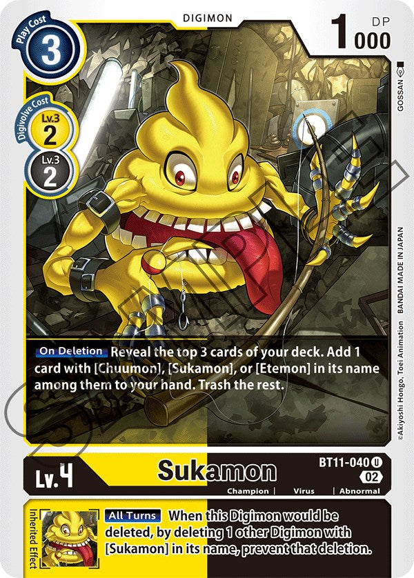 Sukamon [BT11-040] [Dimensional Phase] | Arkham Games and Comics