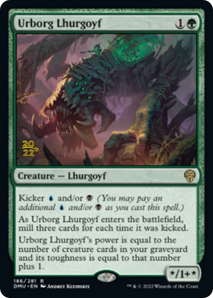 Urborg Lhurgoyf [Dominaria United Prerelease Promos] | Arkham Games and Comics