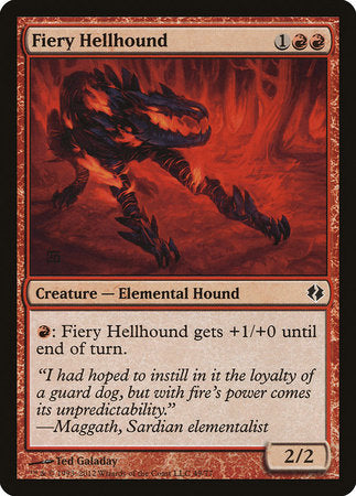 Fiery Hellhound [Duel Decks: Venser vs. Koth] | Arkham Games and Comics