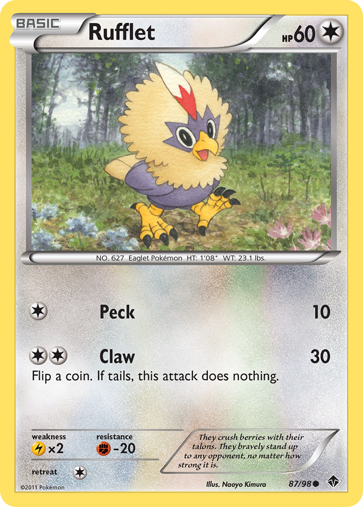 Rufflet (87/98) [Black & White: Emerging Powers] | Arkham Games and Comics