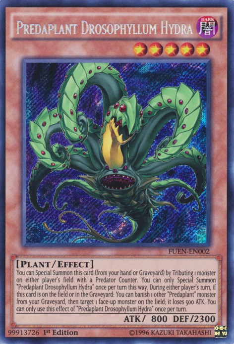 Predaplant Drosophyllum Hydra [FUEN-EN002] Secret Rare | Arkham Games and Comics