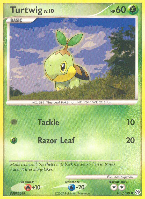 Turtwig (103/130) [Diamond & Pearl: Base Set] | Arkham Games and Comics