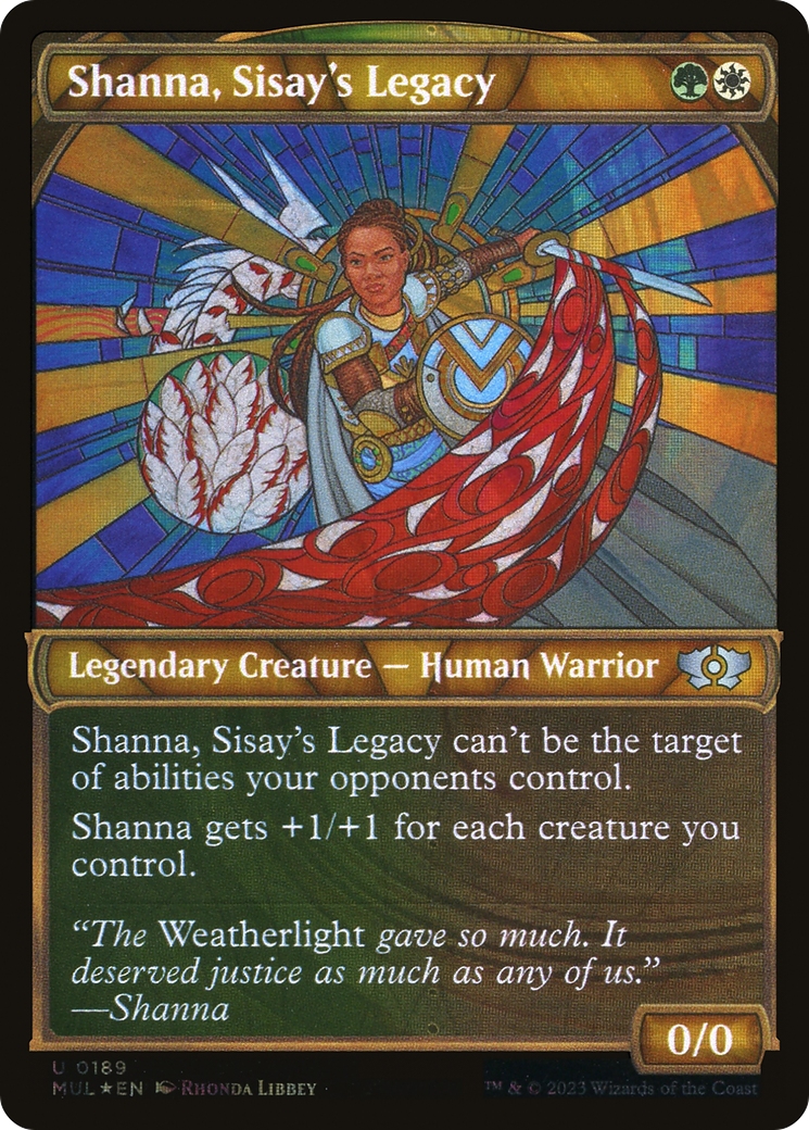 Shanna, Sisay's Legacy (Halo Foil) [Multiverse Legends] | Arkham Games and Comics