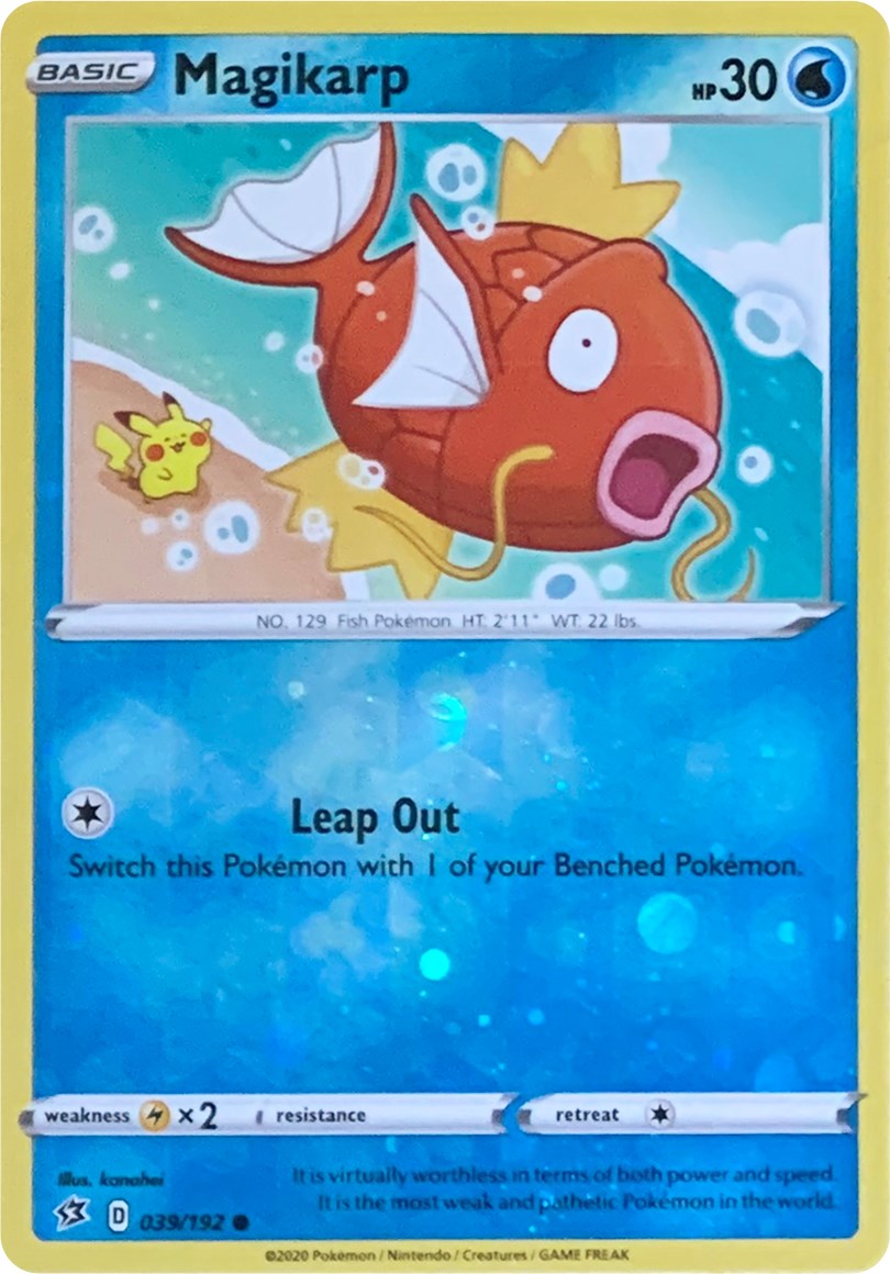 Magikarp (039/192) (Reverse Cosmos Holo) [Sword & Shield: Rebel Clash] | Arkham Games and Comics