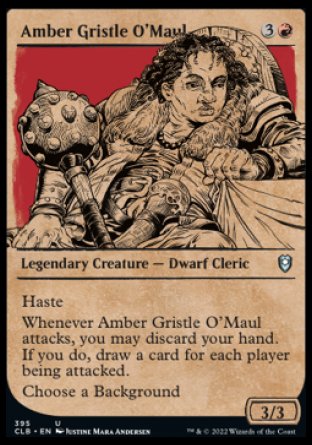 Amber Gristle O'Maul (Showcase) [Commander Legends: Battle for Baldur's Gate] | Arkham Games and Comics