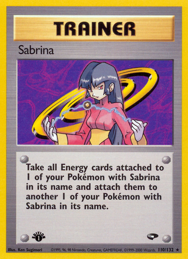 Sabrina (110/132) [Gym Challenge 1st Edition] | Arkham Games and Comics