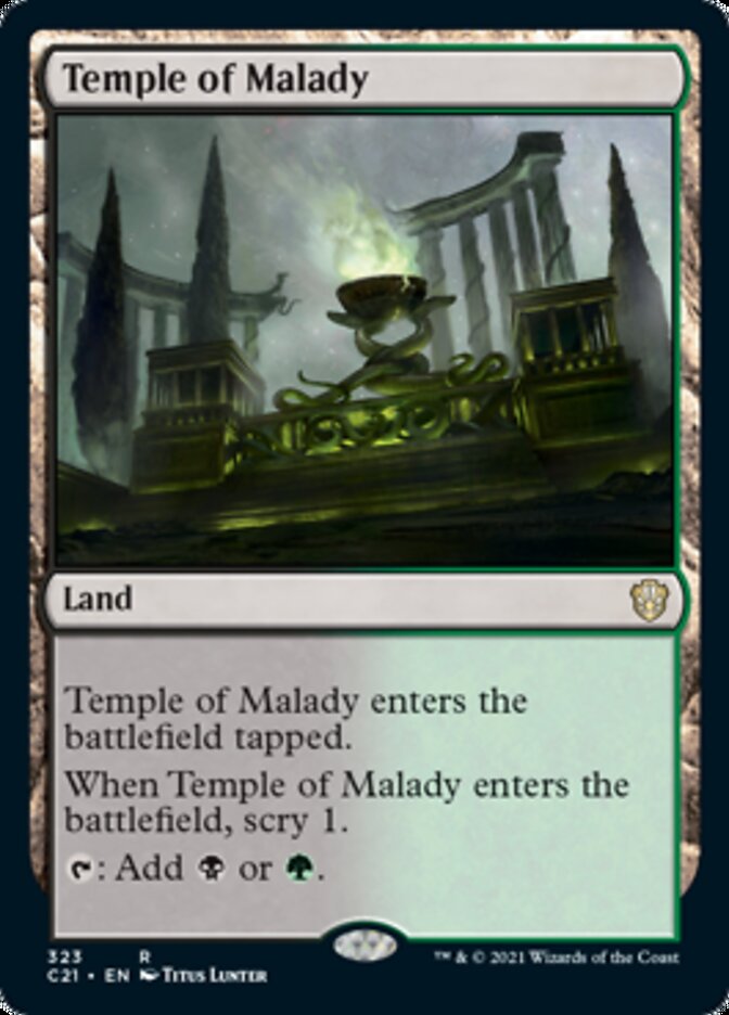 Temple of Malady [Commander 2021] | Arkham Games and Comics