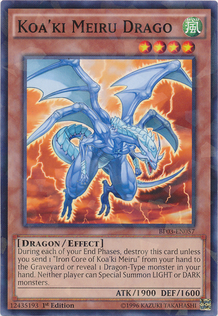 Koa'ki Meiru Drago [BP03-EN057] Shatterfoil Rare | Arkham Games and Comics