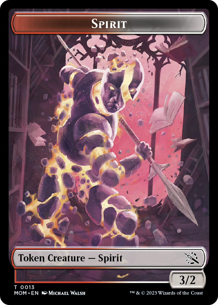 First Mate Ragavan // Spirit (13) Double-Sided Token [March of the Machine Tokens] | Arkham Games and Comics
