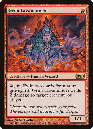 Grim Lavamancer [Magic 2012] | Arkham Games and Comics