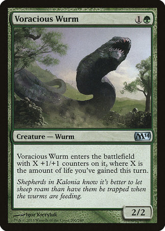 Voracious Wurm [Magic 2014] | Arkham Games and Comics