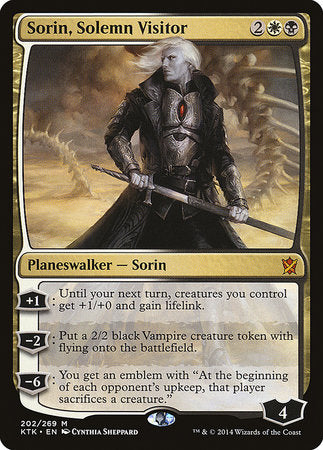 Sorin, Solemn Visitor [Khans of Tarkir] | Arkham Games and Comics
