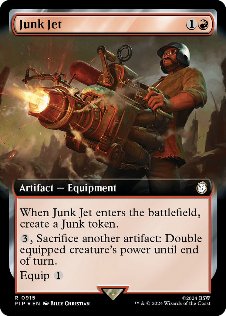 Junk Jet (Extended Art) (Surge Foil) [Fallout] | Arkham Games and Comics