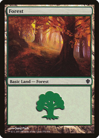 Forest (355) [Commander 2013] | Arkham Games and Comics