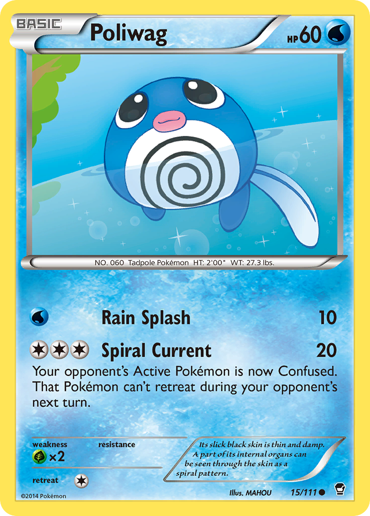 Poliwag (15/111) [XY: Furious Fists] | Arkham Games and Comics