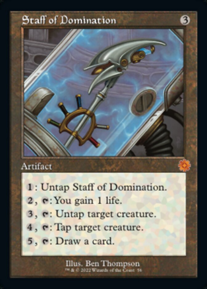 Staff of Domination (Retro) [The Brothers' War Retro Artifacts] | Arkham Games and Comics