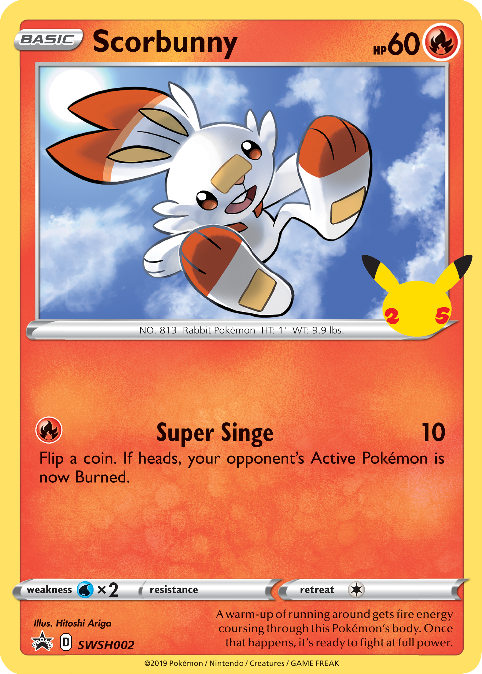 Scorbunny (SWSH002) [First Partner Pack] | Arkham Games and Comics