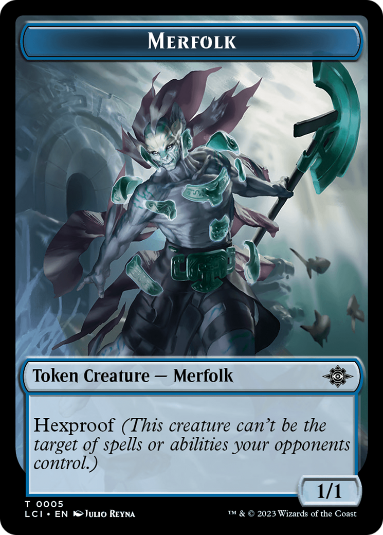 Merfolk Token [The Lost Caverns of Ixalan Tokens] | Arkham Games and Comics