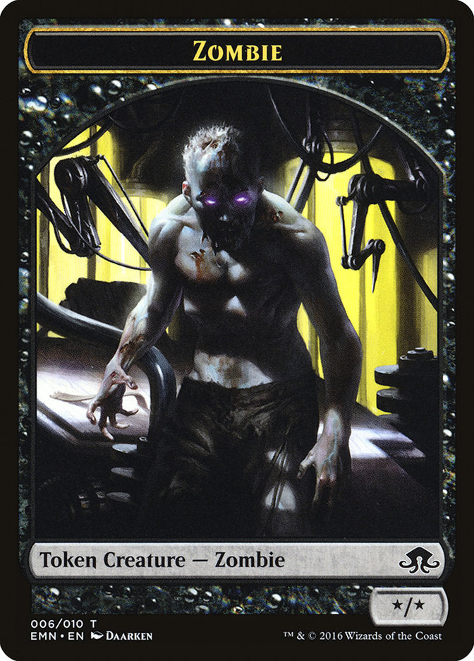 Zombie (006/010) [Eldritch Moon Tokens] | Arkham Games and Comics