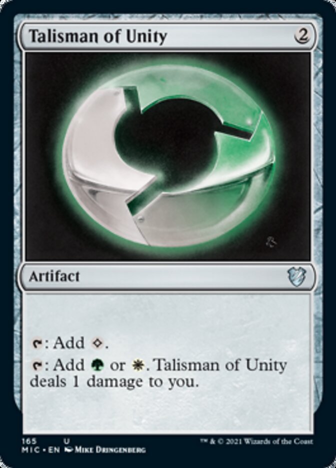 Talisman of Unity [Innistrad: Midnight Hunt Commander] | Arkham Games and Comics