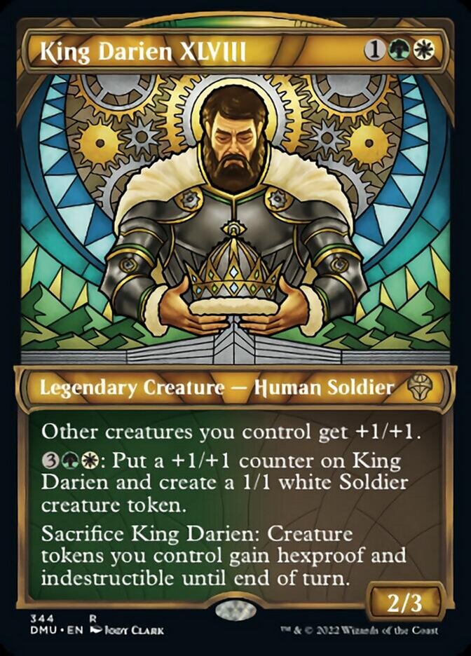 King Darien XLVIII (Showcase) [Dominaria United] | Arkham Games and Comics