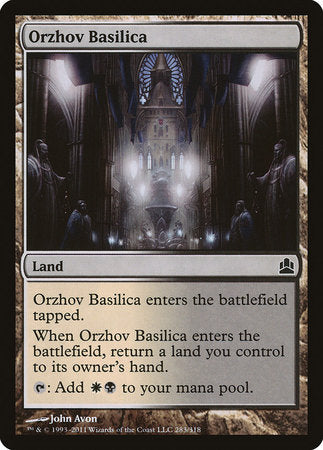 Orzhov Basilica [Commander 2011] | Arkham Games and Comics