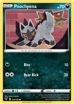 Poochyena (103/185) [Sword & Shield: Vivid Voltage] | Arkham Games and Comics