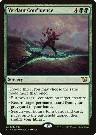 Verdant Confluence [Commander 2015] | Arkham Games and Comics