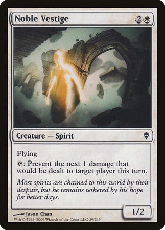 Noble Vestige [Zendikar] | Arkham Games and Comics