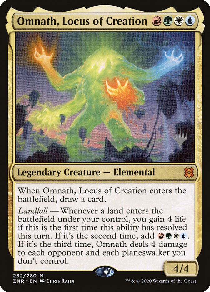 Omnath, Locus of Creation (Promo Pack) [Zendikar Rising Promos] | Arkham Games and Comics