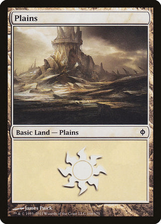 Plains (166) [New Phyrexia] | Arkham Games and Comics