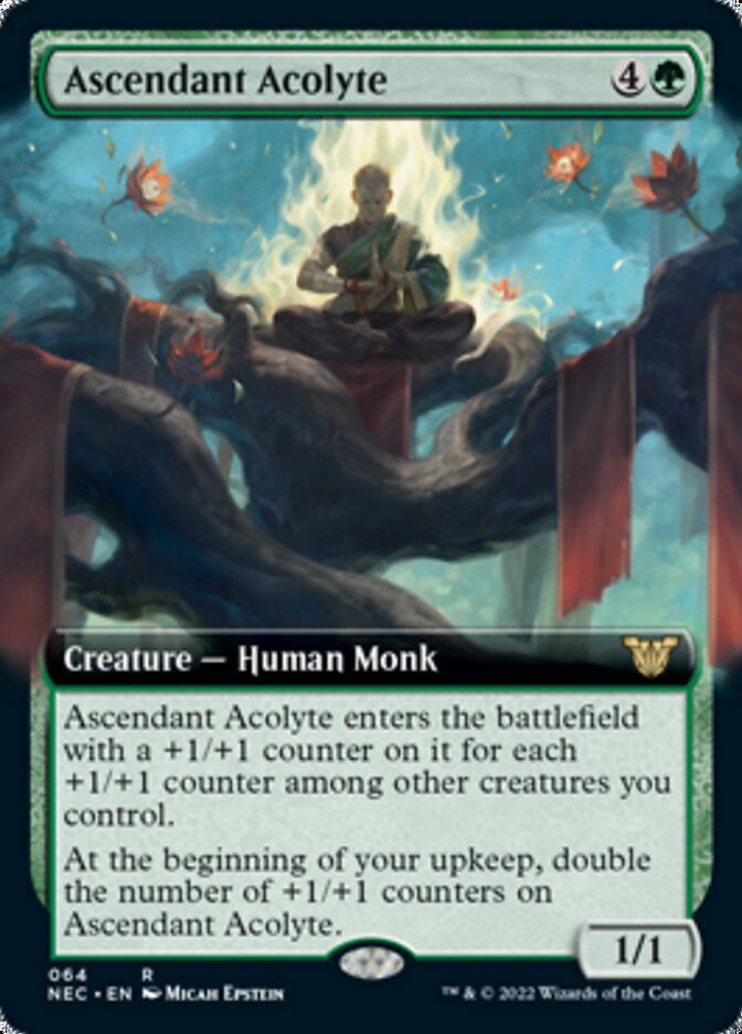 Ascendant Acolyte (Extended) [Kamigawa: Neon Dynasty Commander] | Arkham Games and Comics