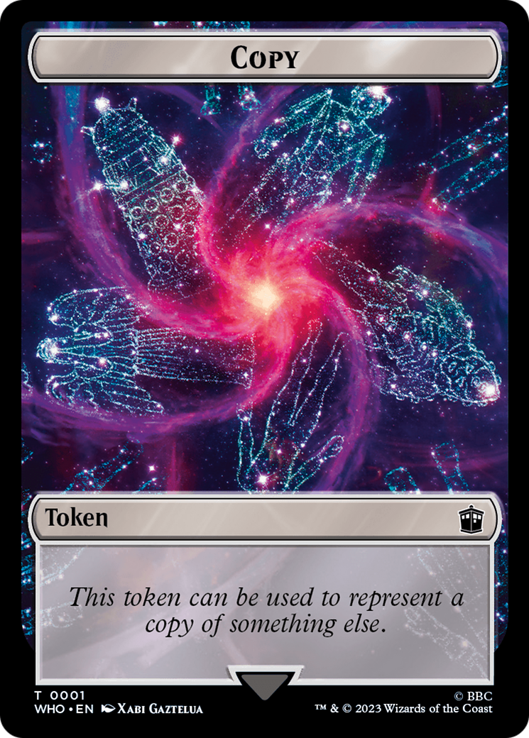 Copy // Beast Double-Sided Token [Doctor Who Tokens] | Arkham Games and Comics