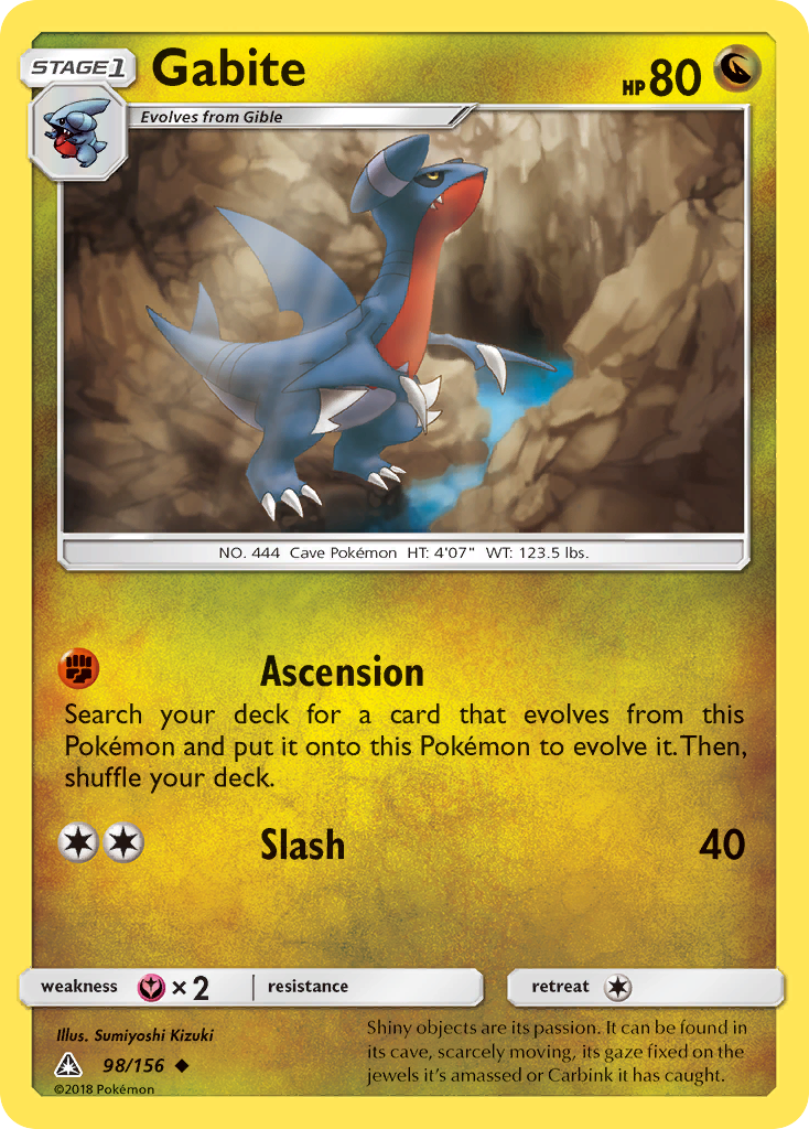 Gabite (98/156) [Sun & Moon: Ultra Prism] | Arkham Games and Comics