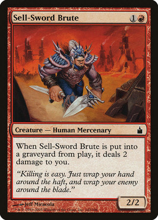 Sell-Sword Brute [Ravnica: City of Guilds] | Arkham Games and Comics