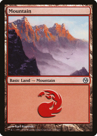 Mountain (108) [Duels of the Planeswalkers] | Arkham Games and Comics