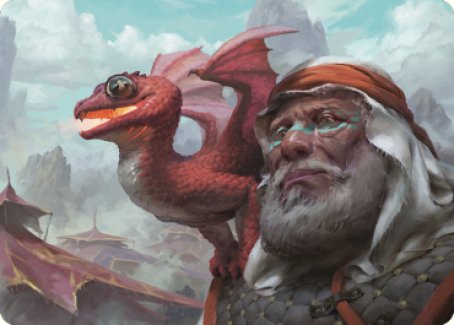 Dragon Whelp Art Card [Dominaria United Art Series] | Arkham Games and Comics