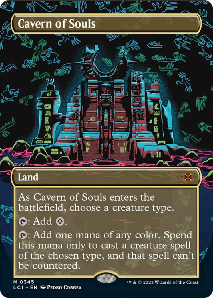 Cavern of Souls (0345) (Borderless) [The Lost Caverns of Ixalan] | Arkham Games and Comics