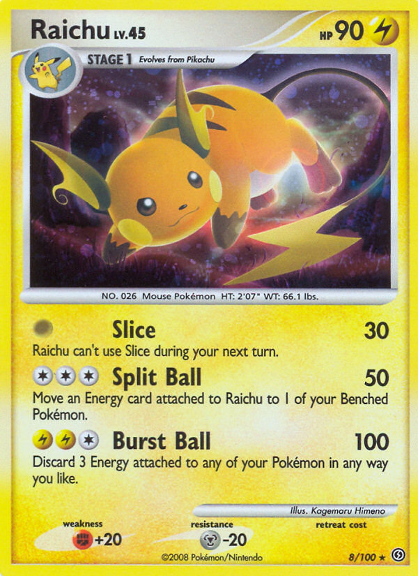 Raichu (8/100) [Diamond & Pearl: Stormfront] | Arkham Games and Comics