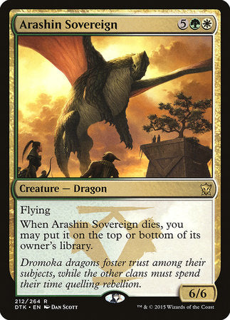 Arashin Sovereign [Dragons of Tarkir] | Arkham Games and Comics