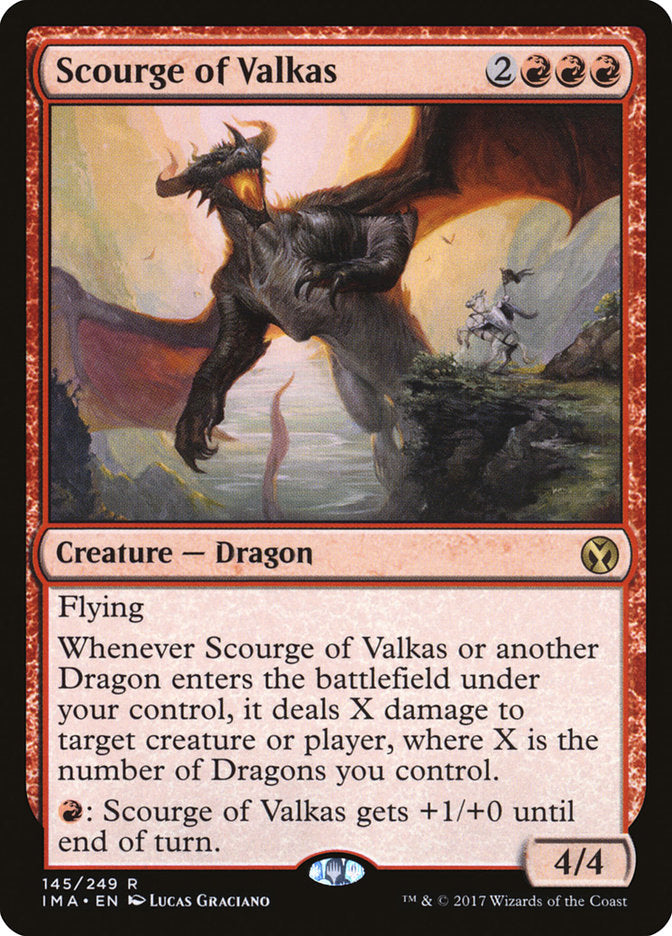 Scourge of Valkas [Iconic Masters] | Arkham Games and Comics