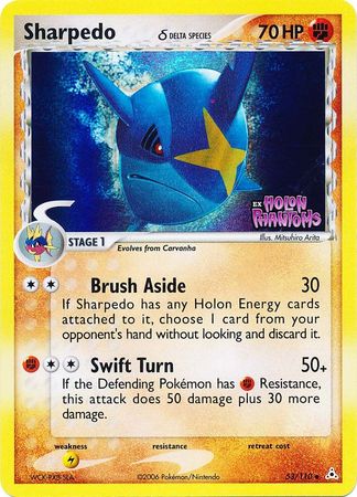 Sharpedo (53/110) (Delta Species) (Stamped) [EX: Holon Phantoms] | Arkham Games and Comics