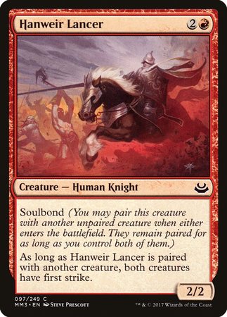 Hanweir Lancer [Modern Masters 2017] | Arkham Games and Comics